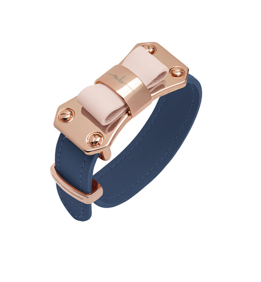 BOW BRACELET - DARK BLUE