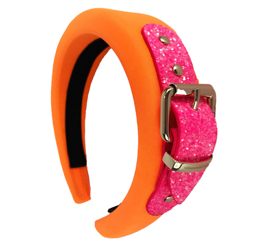 FABIENNE HAIRBAND ORANGE PINK