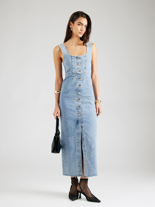 DENIM DRESS LONG