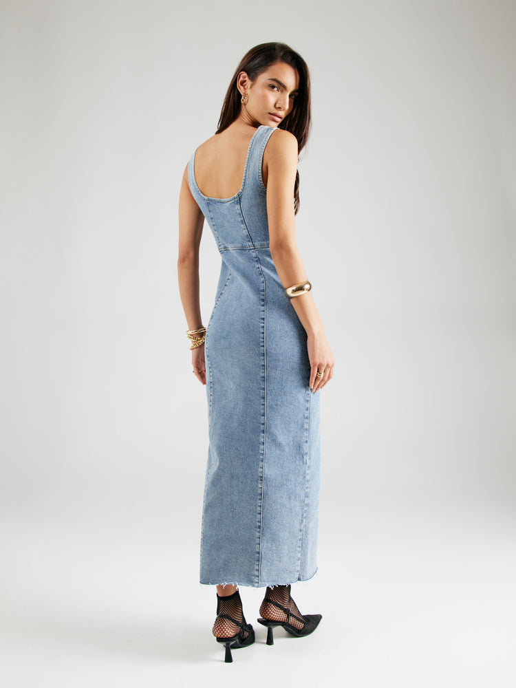 DENIM DRESS LONG