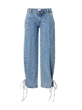 JEANS WITH BOW – BLUE