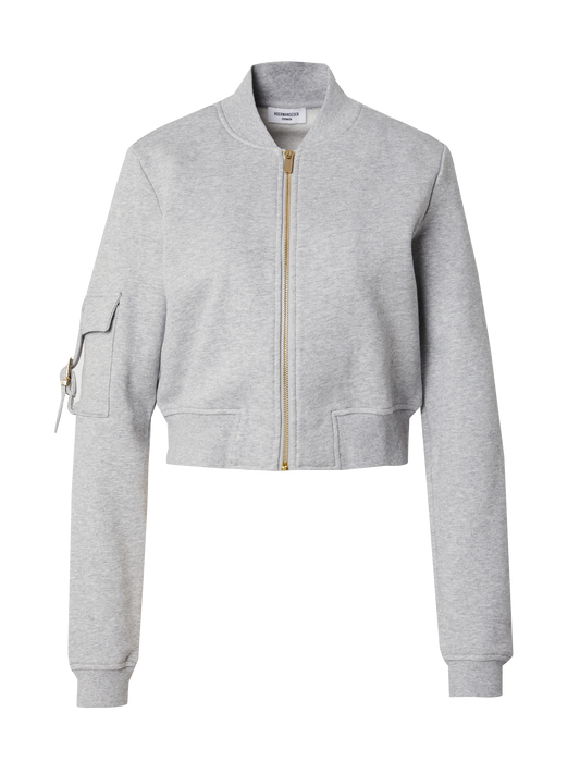 SWEATSHIRT WITH POCKET DETAIL – GREY