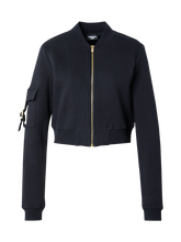 SWEATSHIRT WITH POCKET DETAIL – BLACK