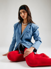 OVERSIZED DENIM BLAZER