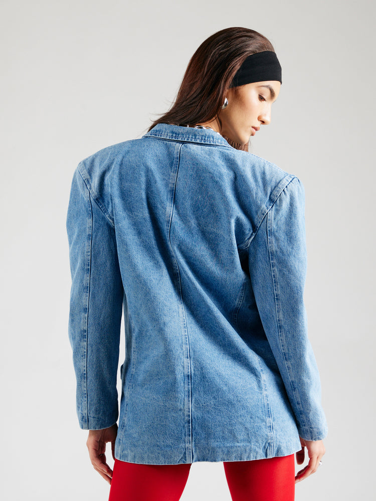 OVERSIZED DENIM BLAZER