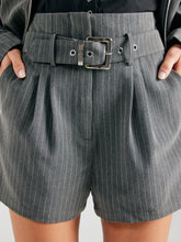 PINSTRIPE SHORTS